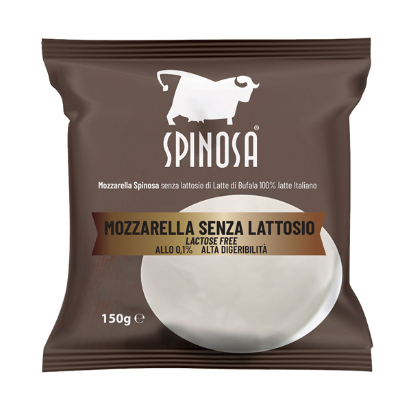 Mozzarella di Bufala senza lattosio - Spinosa Cuscino Termosaldato 125g-image