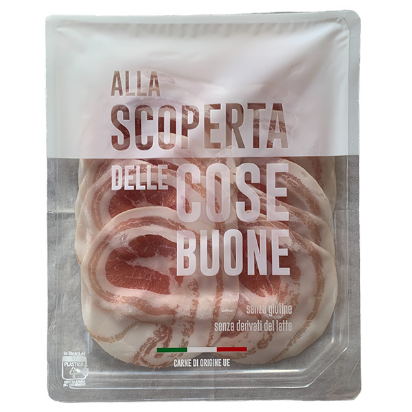 Pancetta Arrotolata Affettata - Trinità Vaschetta 100g-image