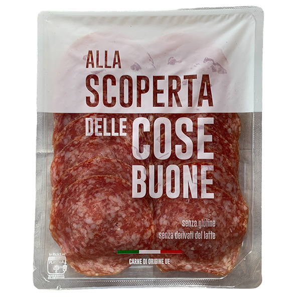 Salame Milano Affettato - Trinità Vaschetta 100g-image