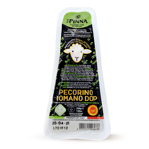 Pecorino Romano DOP - Caseificio F.lli Pinna 200g Peso Fisso-image