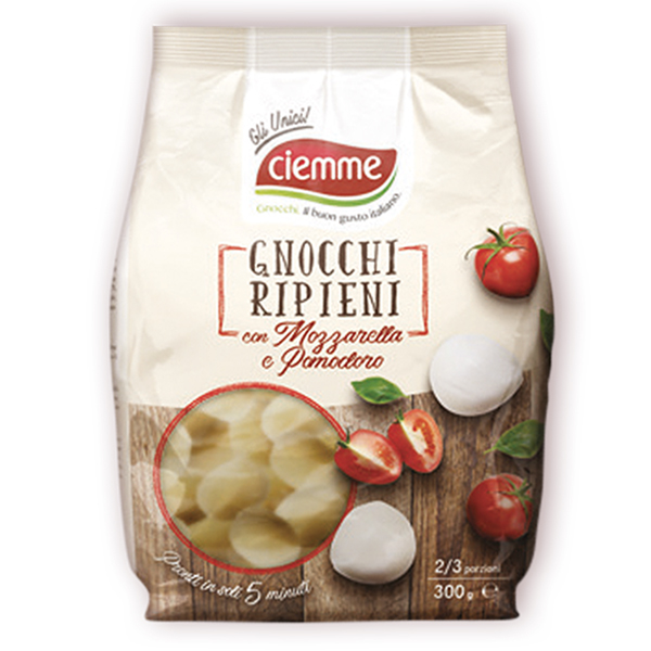 Stuffed Potato Gnocchi with Mozzarella and Tomato - Ciemme Alimentari 300g-image