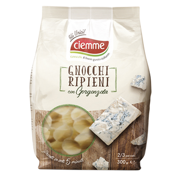 Potato Gnocchi Stuffed with Gorgonzola - Ciemme Alimentari 300g-image