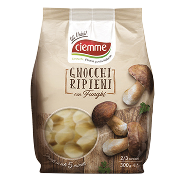 Gnocchi di Patate Ripieni con Funghi - Ciemme Alimentari 300g-image