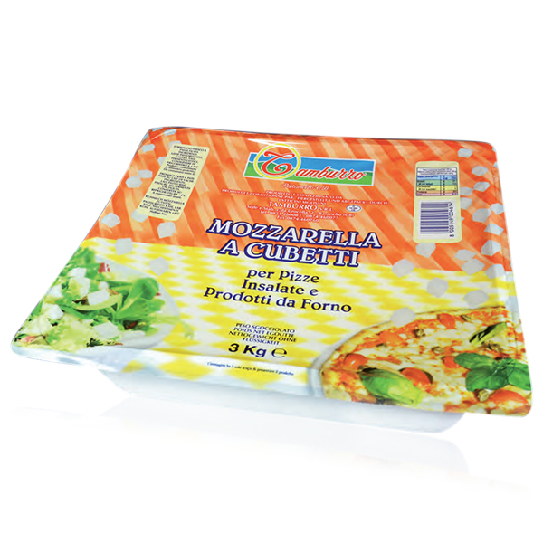 Mozzarella Fior di Latte Cubetti, Latte EU - Tamburro Vaschetta 2500g-image